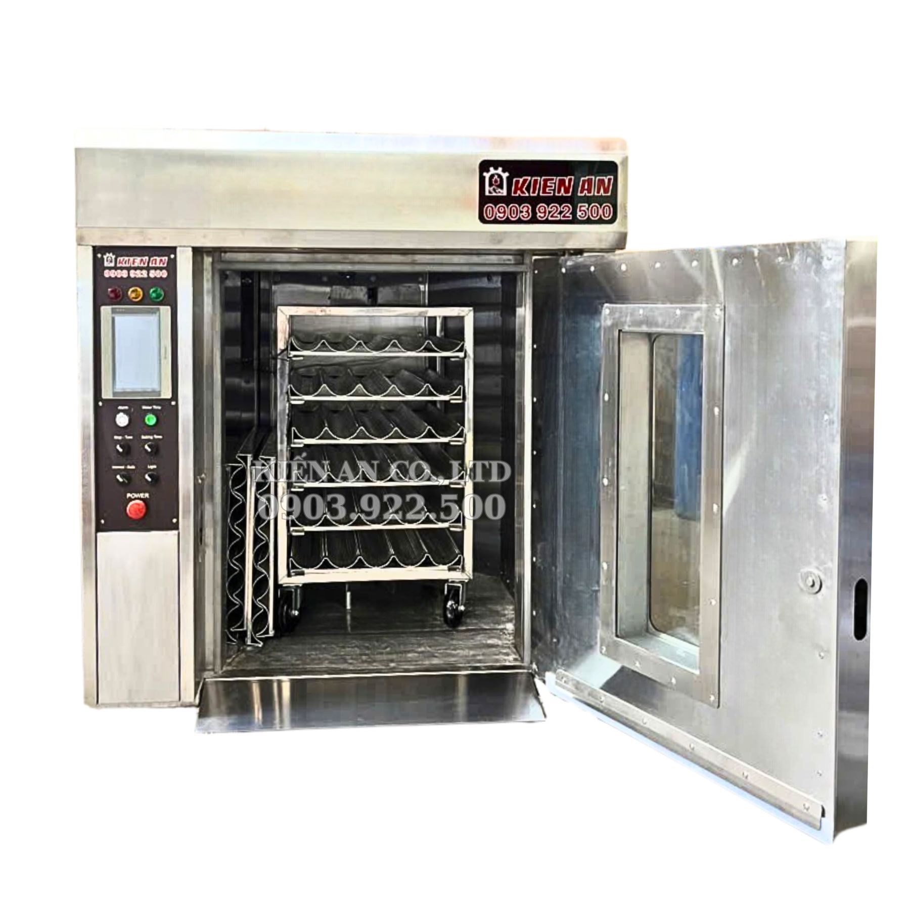 Lò nướng bánh mì xoay 6 khay - Ảnh 4