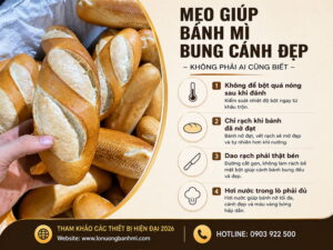 Mẹo giúp bánh mì bung cánh đẹp – 4 bí quyết giúp bánh nở cao, cánh sắc